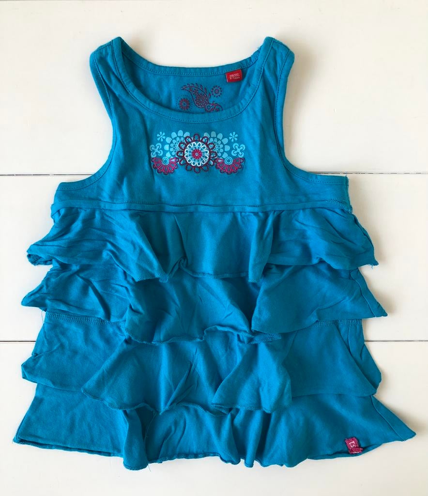 topje met laagjes volants Esprit 116 122, Kinderen en Baby's, Kinderkleding | Maat 116, Meisje, Ophalen of Verzenden, Esprit, Overige typen