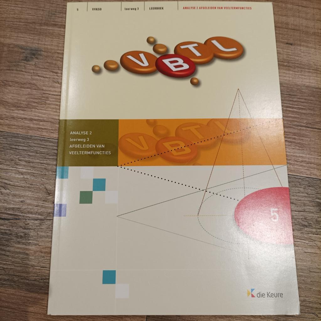 VBTL 5 Leerboek analyse 2 Nieuw, Ophalen, Nieuw, ASO, Wiskunde A