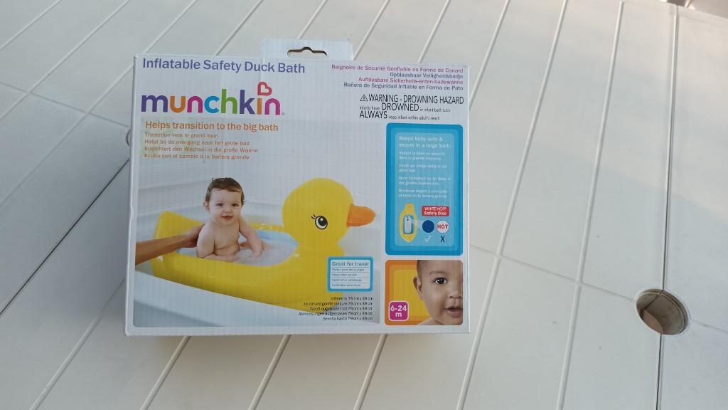 Canard gonflable de Munchkin, Enfants & Bébés, Enlèvement ou Envoi, Comme neuf, Siège de bain ou Anneau de bain, Autres marques
