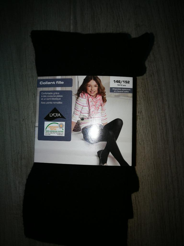 NOUVEAUX collants noirs (pantalon) - taille 146-152, Enlèvement ou Envoi, Neuf, Fille, Autres types
