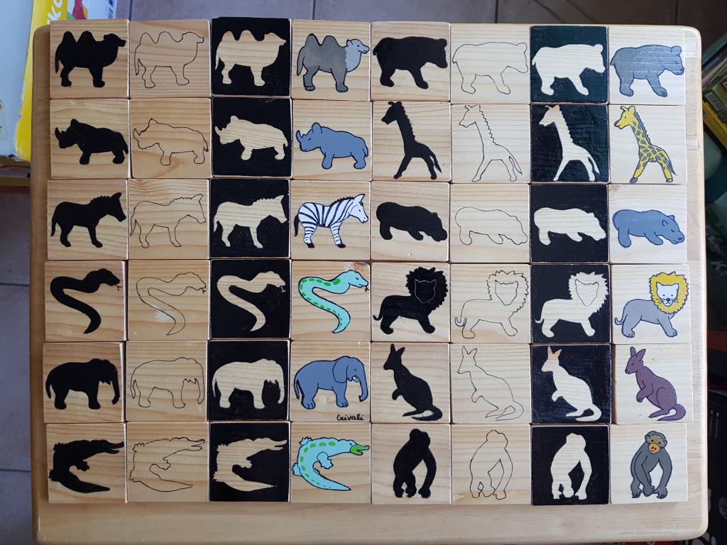 Jeu d’éveil en bois (Les animaux de la nature), Ophalen, Overige typen