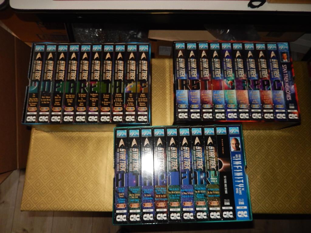 VIDEOBOXEN van STAR TREK, Verzamelen, Ophalen of Verzenden, Nieuw, Film, Overige typen