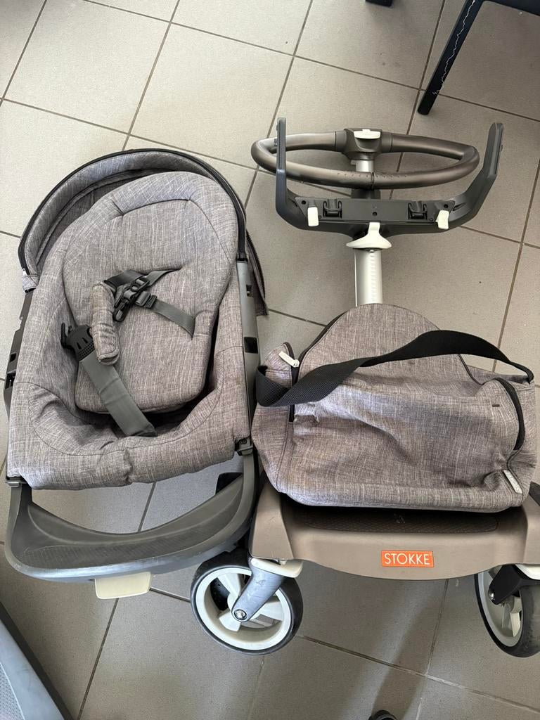 Poussette stokke, Enlèvement, Utilisé, Poussette