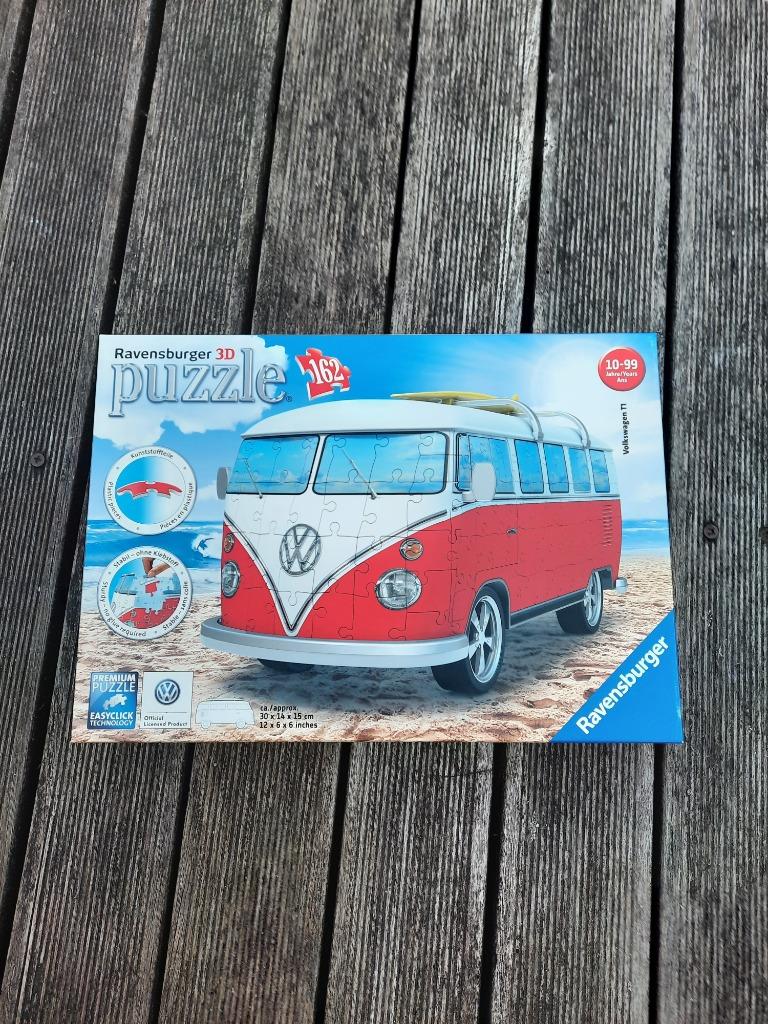 3D-puzzel Volkswagen busje, Ophalen of Verzenden, Minder dan 500 stukjes, Nieuw, Rubik's of 3D-puzzel