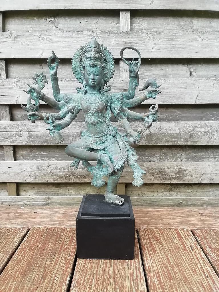 Shiva Nataraja/bronzen beeld/India/Azië/45 cm, Antiek en Kunst, Ophalen of Verzenden