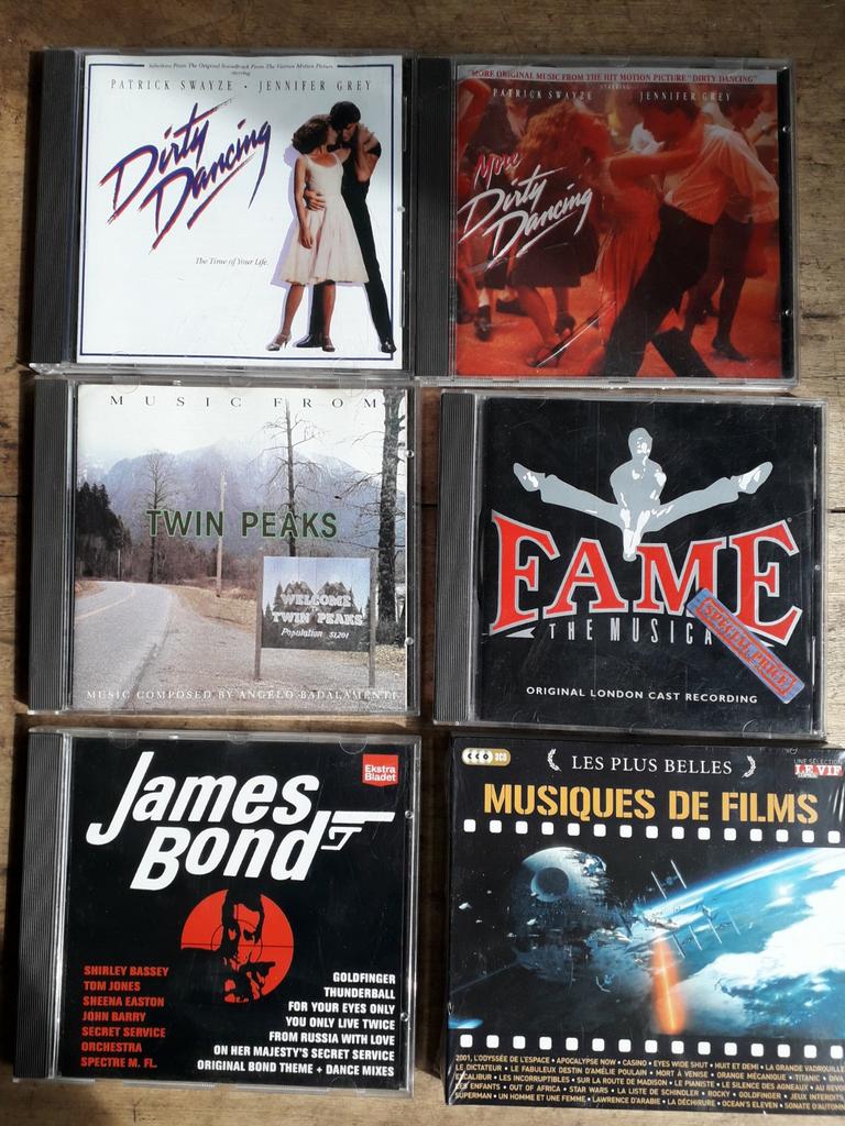 Pakket cd's filmmuziek, Ophalen of Verzenden, Gebruikt