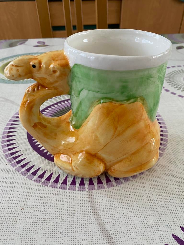 Tunesische souvenirmok/mok, Ophalen of Verzenden