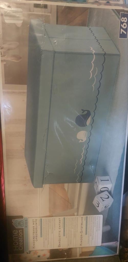 Kinderbankje met opbergruimte, Ophalen of Verzenden, Nieuw