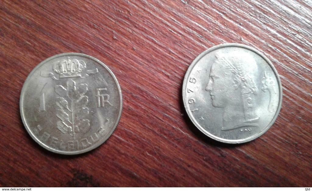 1  franc Belge - type Cérès 1950-1988****** 200 monnaies, Enlèvement ou Envoi, Belgique, Monnaie en vrac