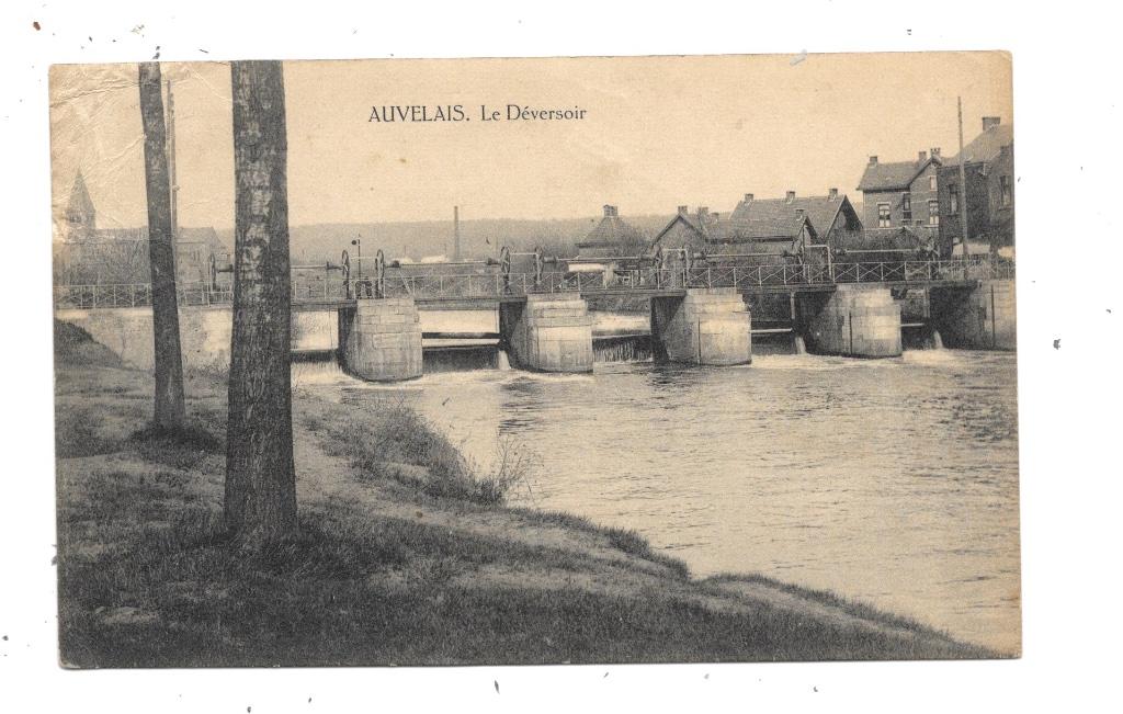Auvelais NA53: Le Déversoir, Collections, Envoi, 1920 à 1940, Affranchie, Namur