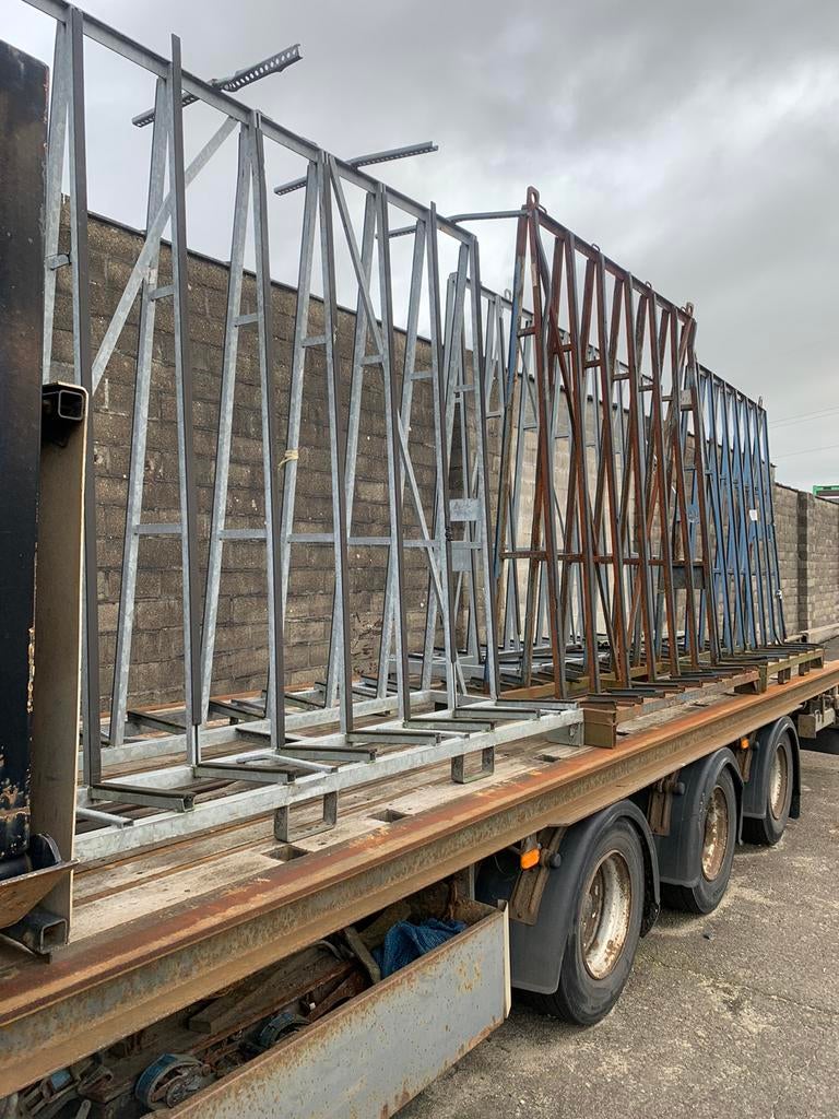 Glasbakken, stalen rekken, Doe-het-zelf en Bouw, Ophalen of Verzenden