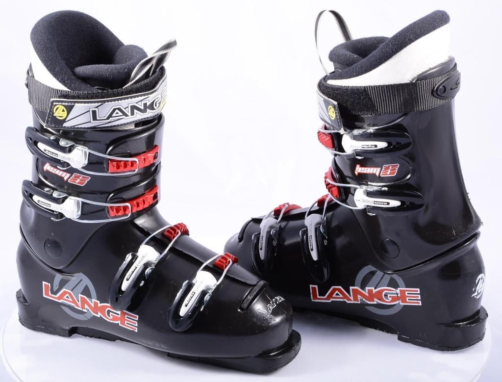 36,5 37 EU kinder skischoenen LANGE TEAM 8 black, macro, Gebruikt, Schoenen, Ophalen of Verzenden, Carve