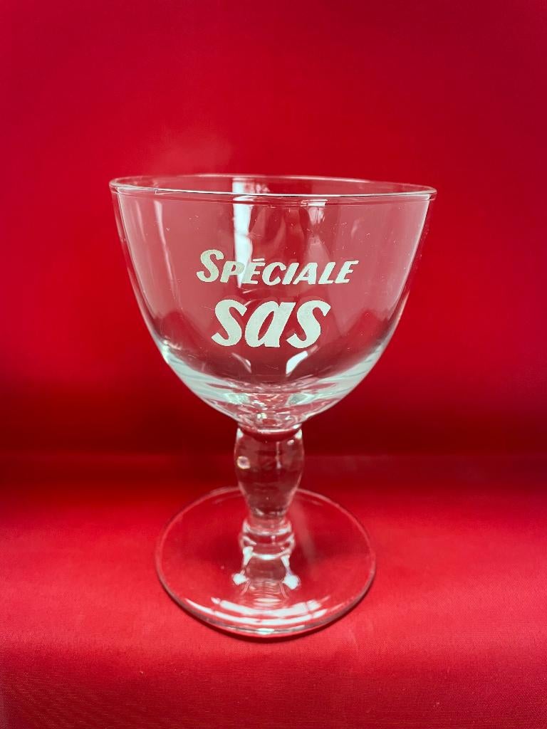 bierglas Spéciale Sas, Verzamelen, Ophalen of Verzenden, Gebruikt, Glas of Glazen, Overige merken