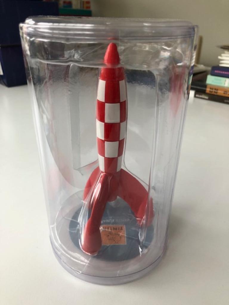 Kuifje - Tintin - raket 17 cm - Moulinsart, Ophalen of Verzenden, Kuifje, Nieuw, Beeldje of Figuurtje