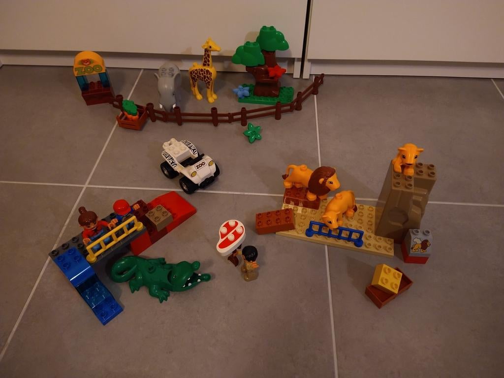 Lego Duplo dierentuin: verschillende sets, Enfants & Bébés, Jouets | Duplo & Lego, Utilisé, Duplo, Ensemble complet, Enlèvement