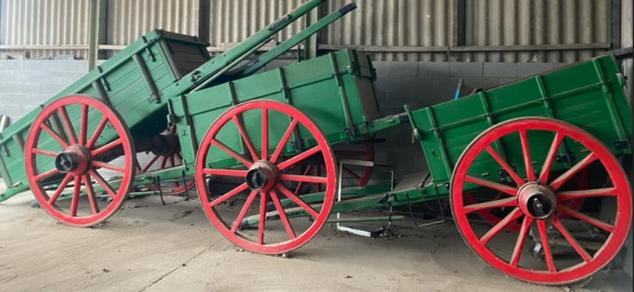 karren voor boerenpaarden, Utilisé, Wagonette, Cheval