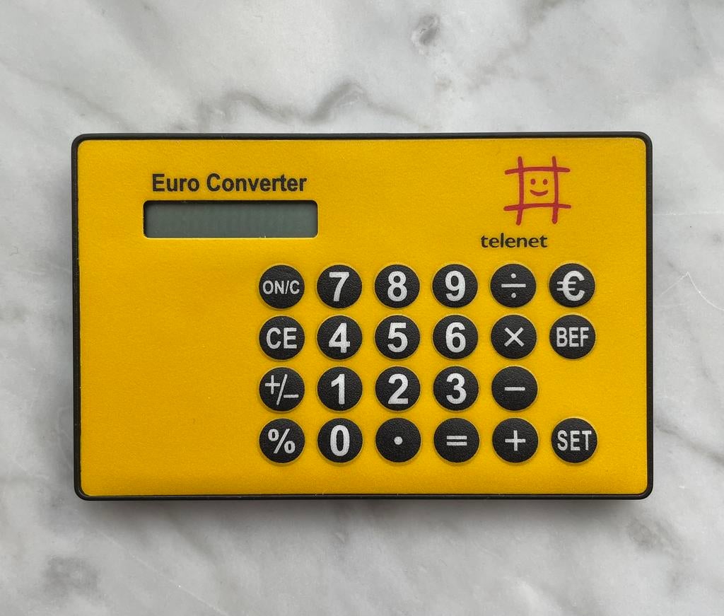 Euro Converter - collector's item, Telenet, Ophalen of Verzenden