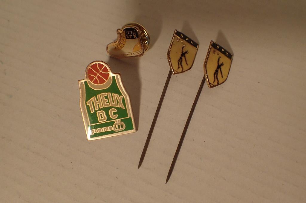 Pin's Clubs Basket SFX Verviers BC Theux, Enlèvement ou Envoi, Utilisé, Sport, Insigne ou Pin's