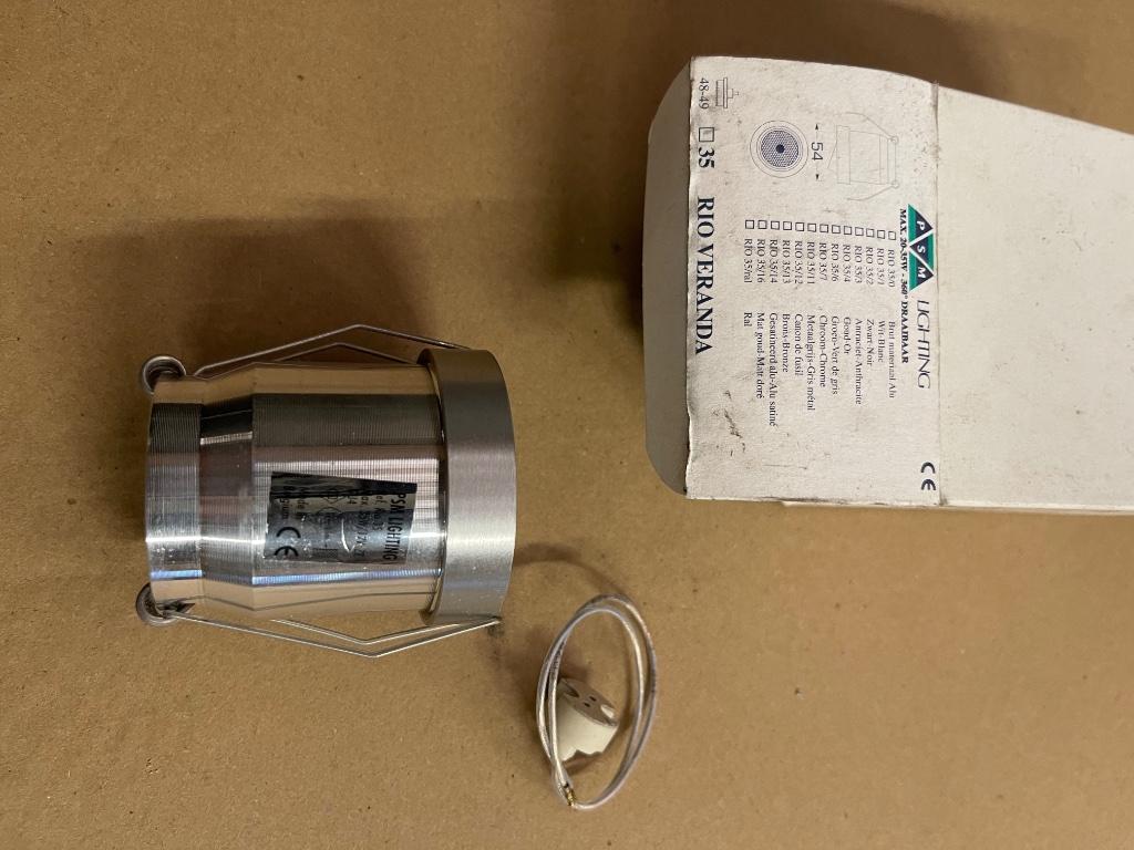 aluminium inbouw spot, Ophalen, Metaal of Aluminium, Nieuw, Inbouw