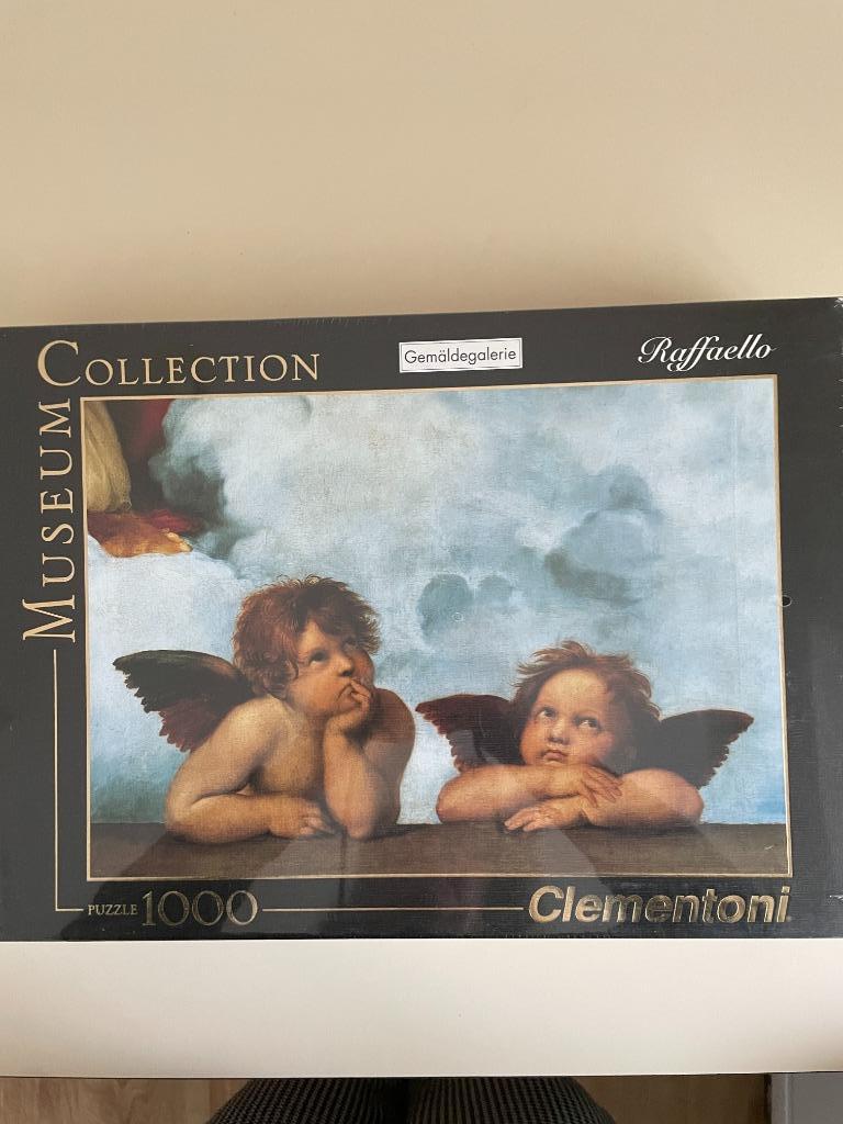 PUZZLE MUSEUM COLLECTION Sixtijnse Madonna, NIEUW, in bliste, Ophalen, 500 t/m 1500 stukjes, Nieuw, Legpuzzel