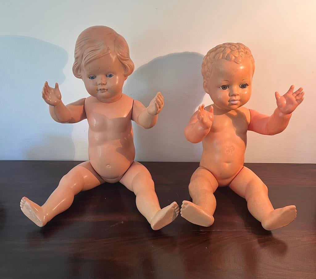 2 poupées des années 1950, Antiquités & Art, Enlèvement ou Envoi