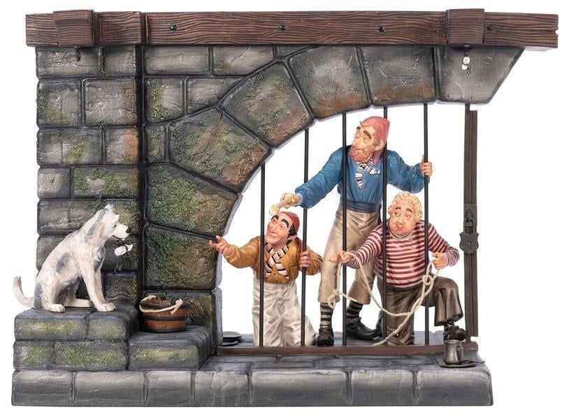 WDCC Jail Scene Pirates of the Caribbean, Enlèvement, Neuf