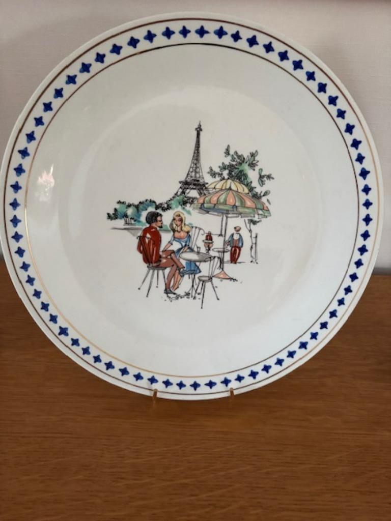 Assiette décorative Boch Keramis - Années 50-60, Antiquités & Art, Enlèvement ou Envoi