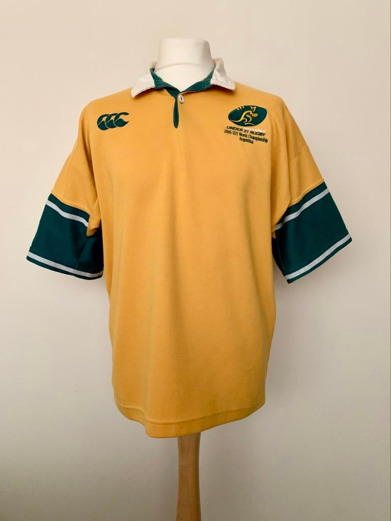 Australia Rugby 2005 U21 World Championship #4 match worn, Sport en Fitness, Rugby, Ophalen of Verzenden, Gebruikt, Kleding