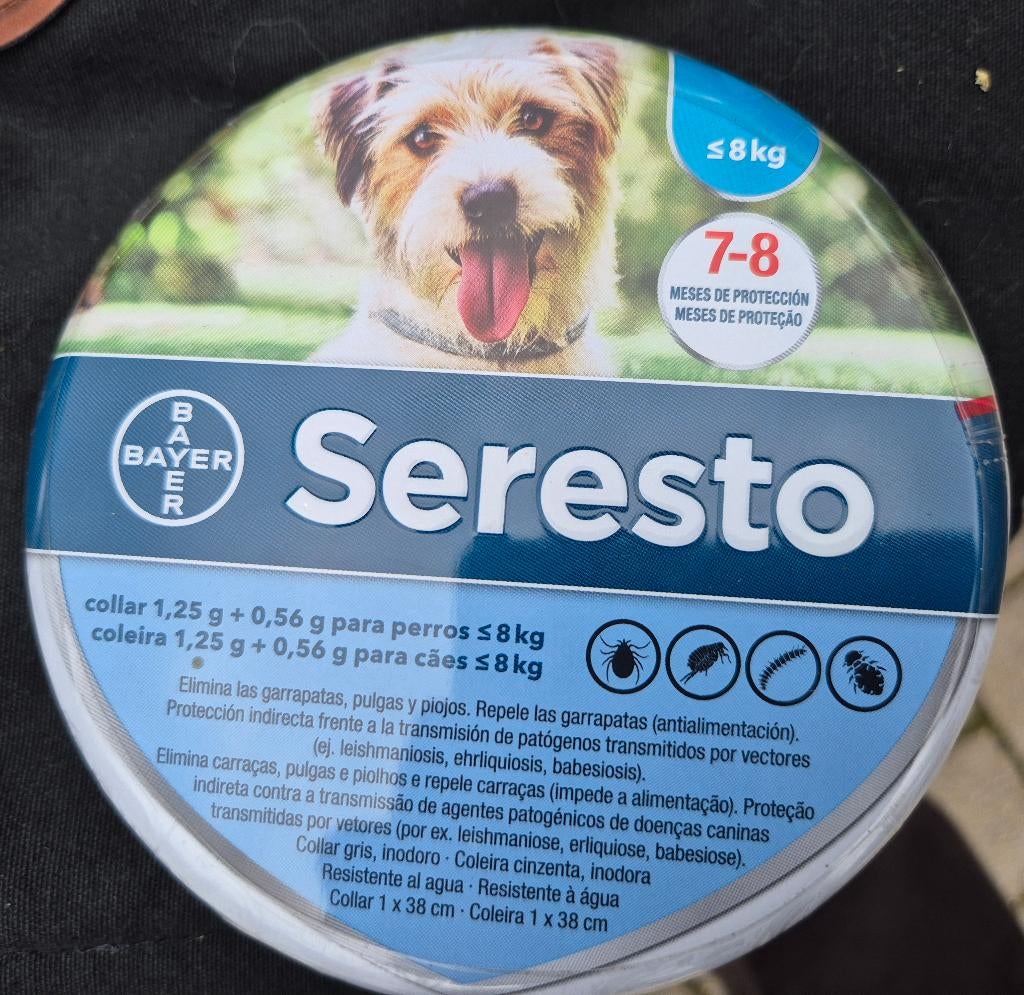 Collier Seresto pour chien et dessin contre les puces, petit, Animaux & Accessoires, Enlèvement ou Envoi, Chien