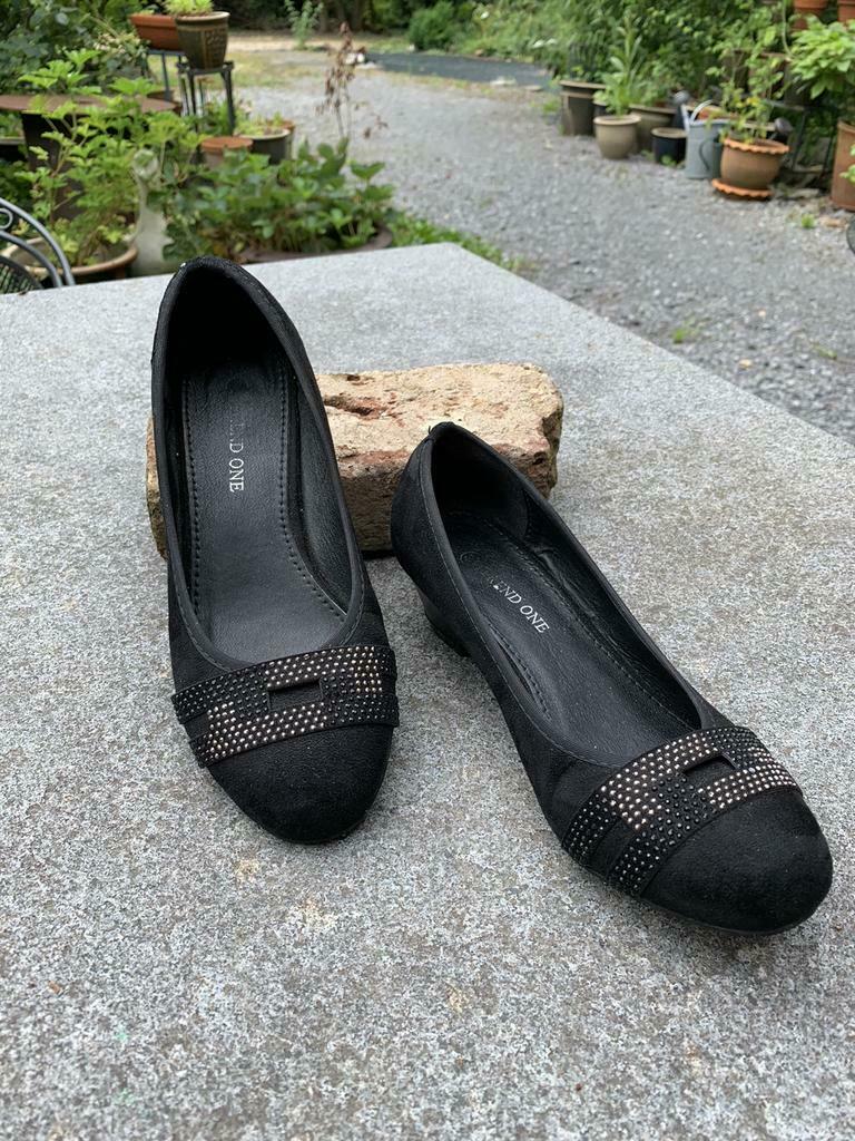 Escarpin femme taille 37, Enlèvement ou Envoi, Comme neuf, Trend One, Noir