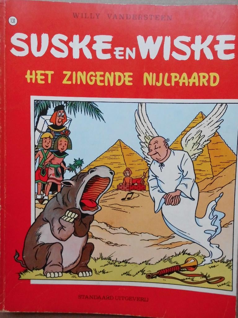 Suske en Wiske - Het zingende Nijlpaard, Gelezen, Willy Vandersteen, Eén stripboek, Ophalen of Verzenden