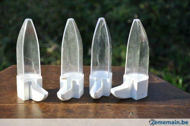 4 fontaine pour cage oiseau, Animaux & Accessoires, Enlèvement ou Envoi, Utilisé