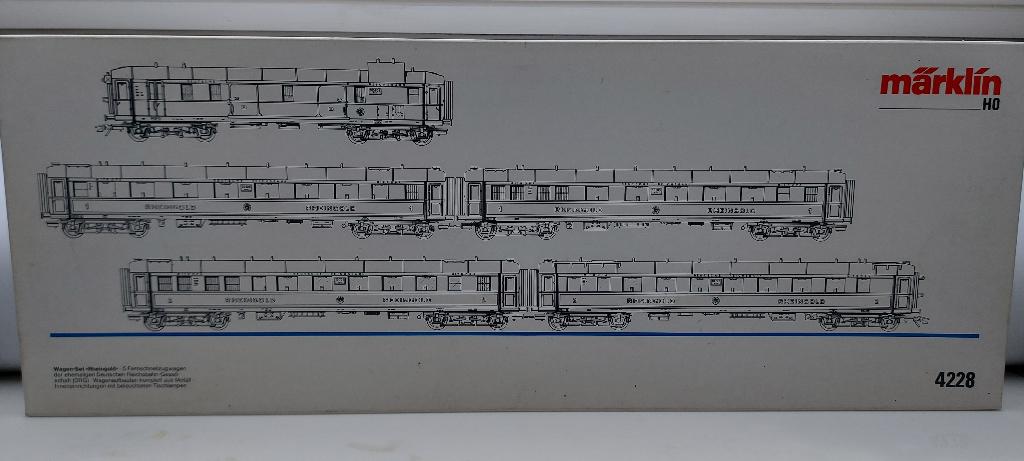 Marklin 4228 Rheingold, Hobby & Loisirs créatifs, Neuf, Enlèvement ou Envoi, Courant alternatif, Set de Trains
