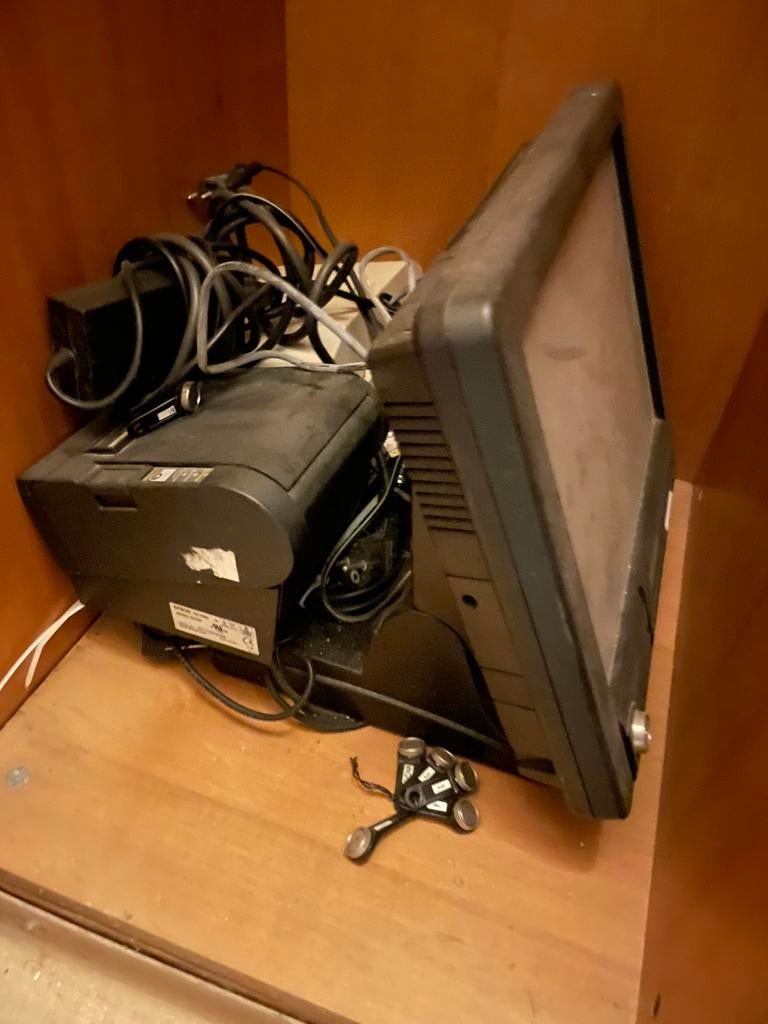Kassasysteem + printers, Ophalen