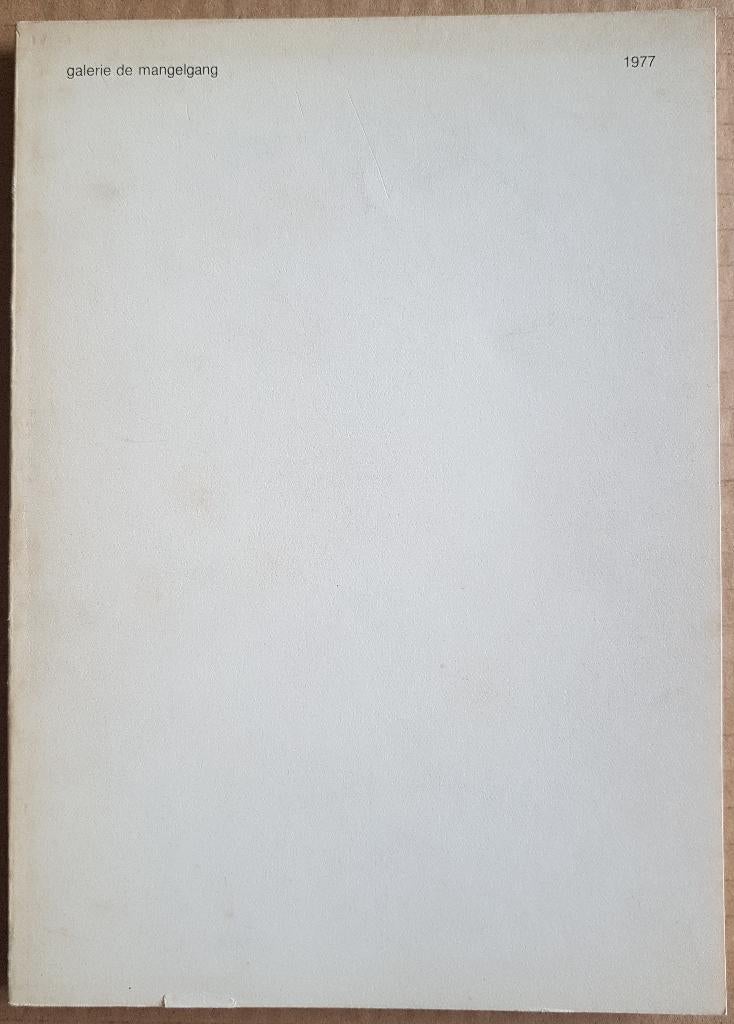 Galerie De Mangelgang 1977 - Annemarie De Kruijff, Peinture et dessin, Enlèvement ou Envoi, Annemarie De Kruijff, Utilisé