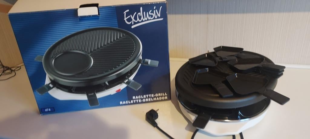 Raclette - grill stel nieuwstaat nooit gebruikt met pannetje, Elektronische apparatuur, Gourmetstellen, Ophalen of Verzenden, Zo goed als nieuw
