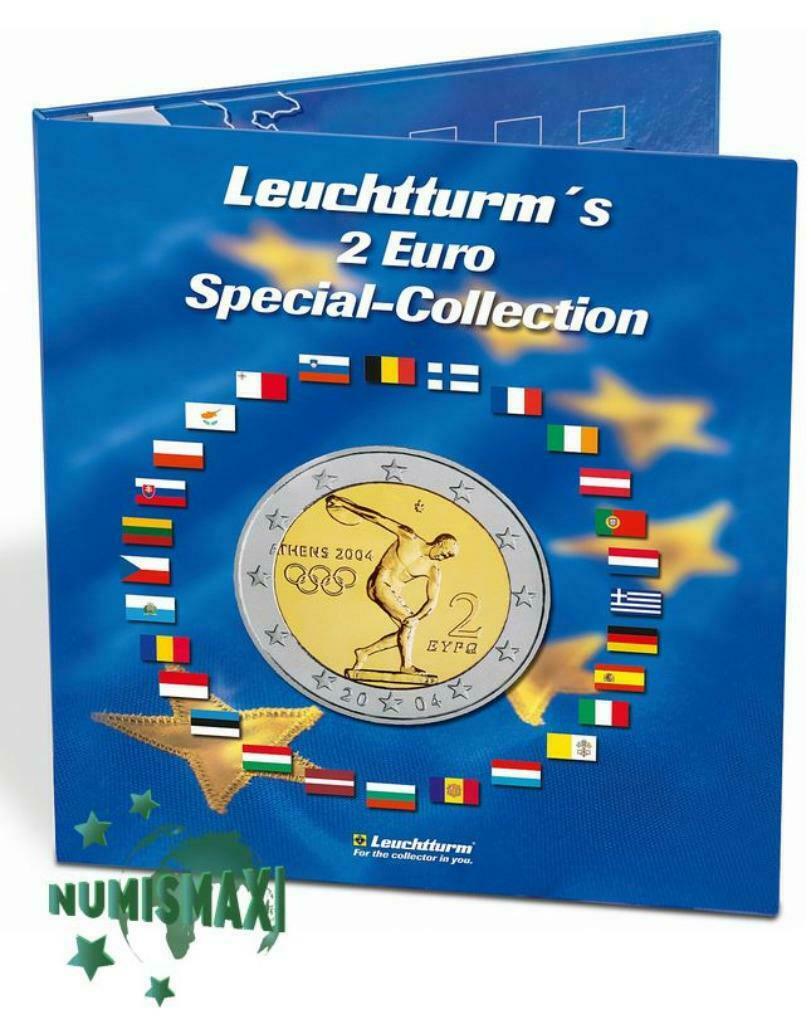 Leuchtturm Presso album voor 2 euromunten, Ophalen of Verzenden