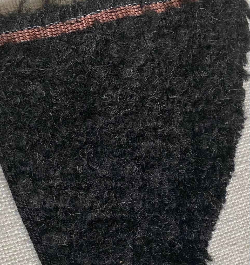 meubelstof ZWART bouclé (1.45 m X  2.15 m), Neuf, 200 cm ou plus, Enlèvement, 120 cm ou plus