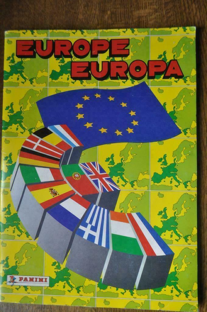 PANINI COMPLEET ALBUM EUROPE - EUROPA, Enlèvement ou Envoi, Utilisé, Plusieurs autocollants