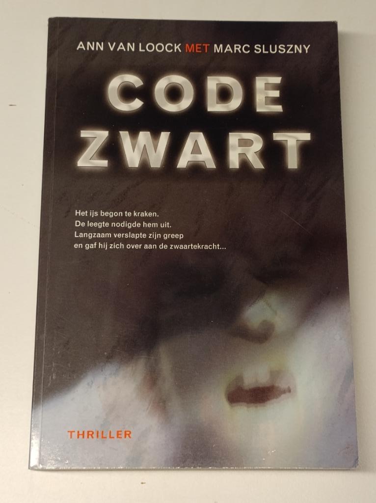 Ann van Loock met Marc Sluszny - Code zwart, Ophalen of Verzenden, Zo goed als nieuw