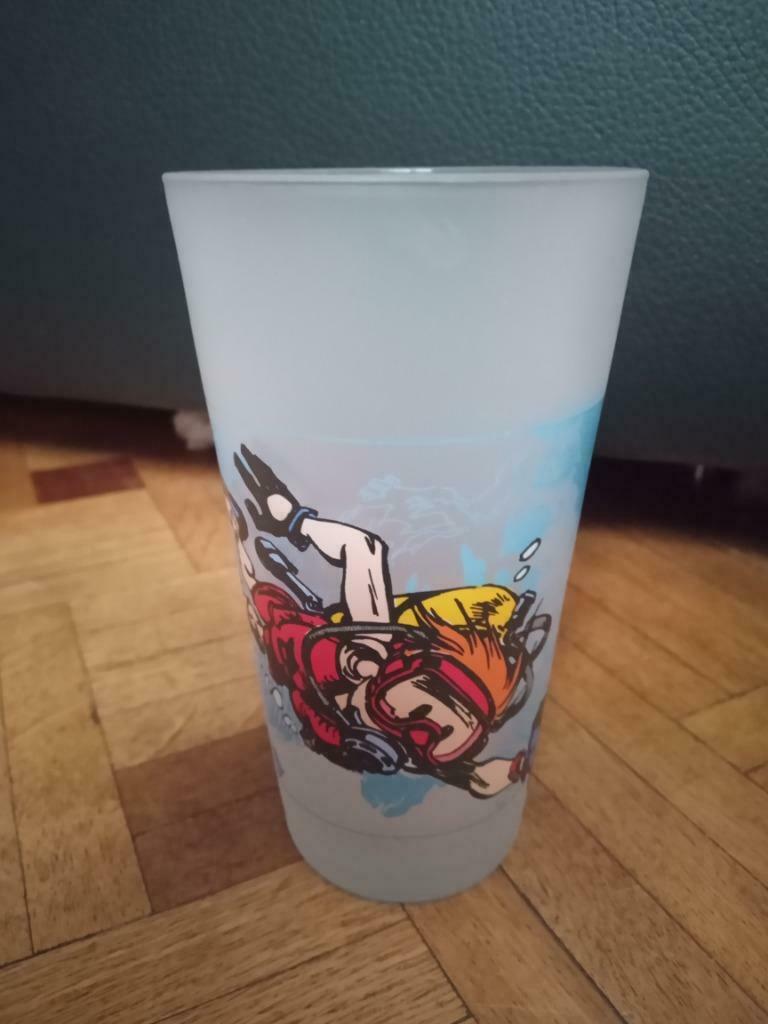 Verre quick Spirou robbedous, Collections, Verres & Petits Verres, Enlèvement, Neuf, Verre à soda