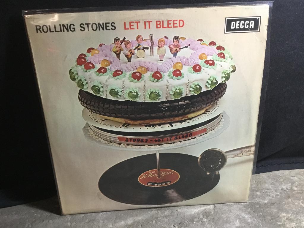 Vinyl lp rolling stones let it bleed, Enlèvement ou Envoi, Utilisé