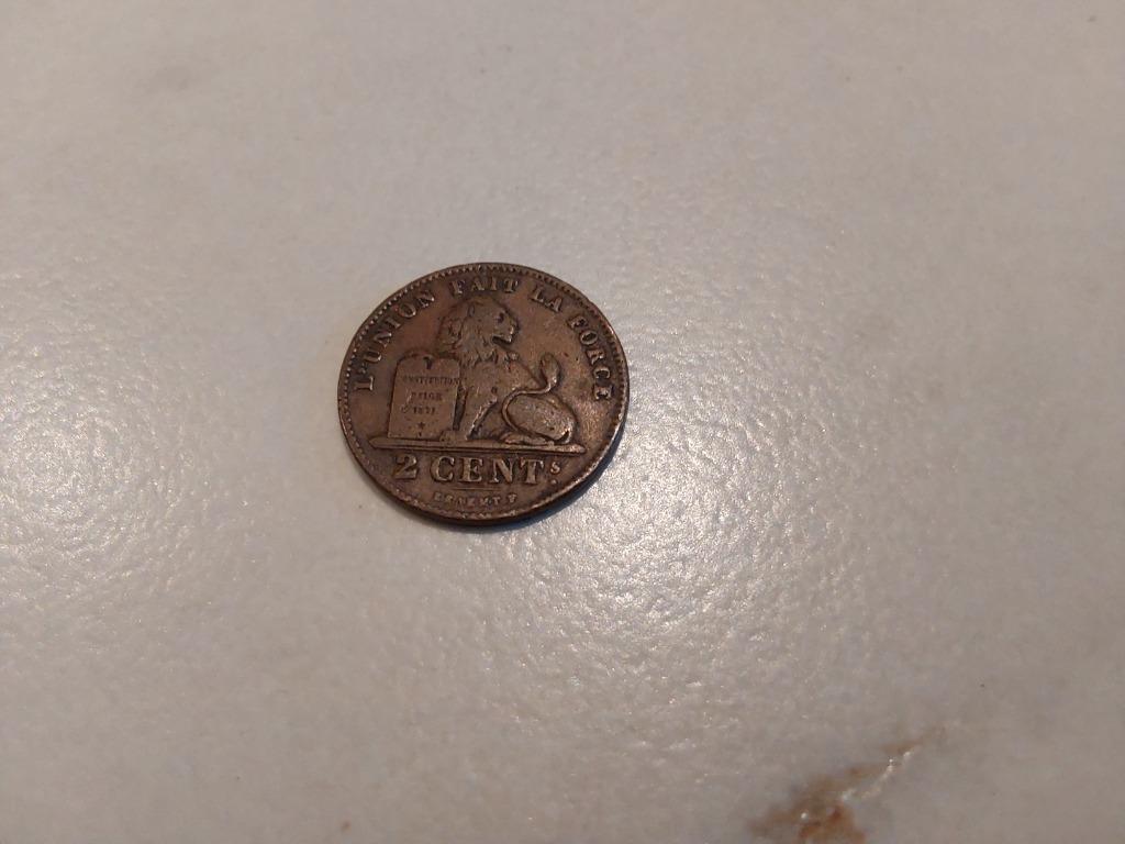 België - 2 cent - 1905, Ophalen