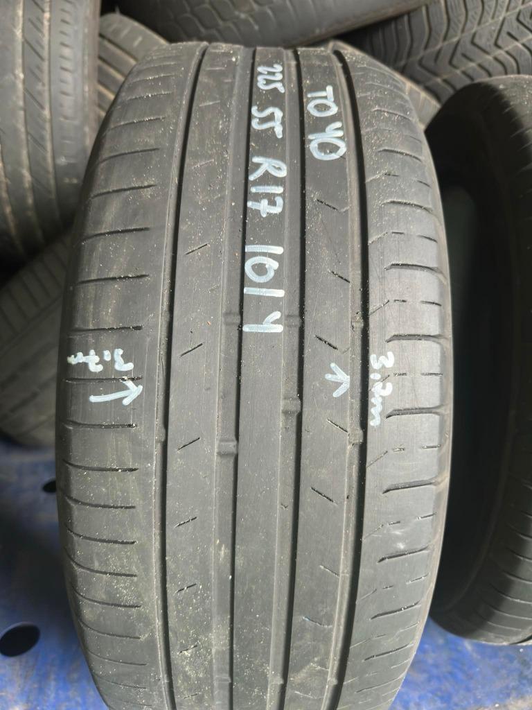 225 55 R17 TOYO 3.7mm OCCASIE STUK PRIJS : 15€, Enlèvement, Utilisé, BMW