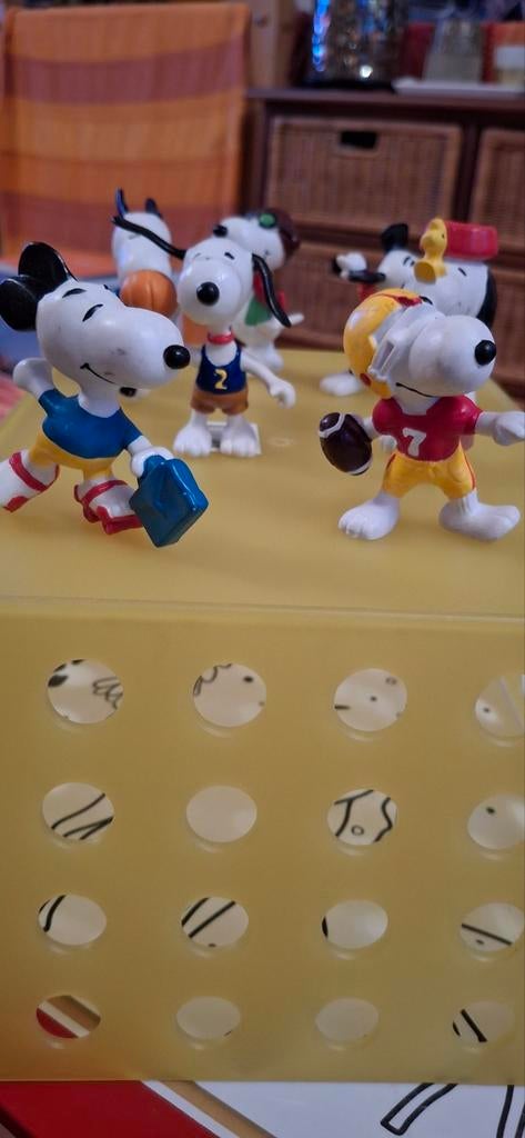 Figurines snoopy schleich vintage 8 pièces, Verzamelen