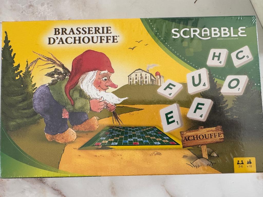 Chouffe Scrabble NEUF - non ouvert; sous plastique, Enlèvement ou Envoi, Neuf, Autres types, Autres marques