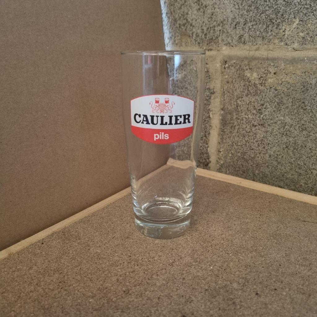 Verre Caulier pils, Collections, Enlèvement, Utilisé, Verre ou Verres, Autres marques