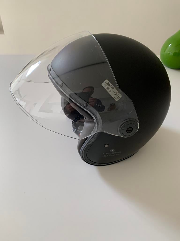 Helm Caberg maat M mat zwart, Enlèvement, Comme neuf, Medium