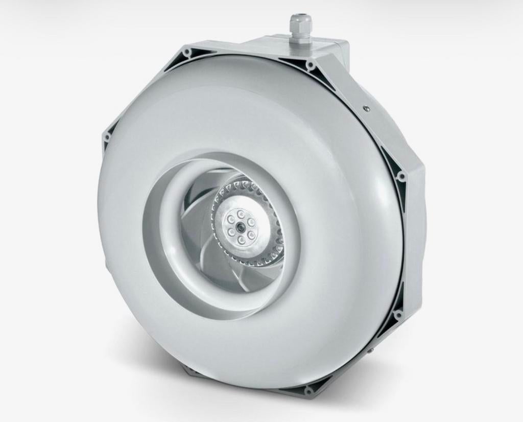 CAN-FAN RK 125 L / 350M3 INCL. Flexibele ventilatieslang, Ophalen of Verzenden, Zo goed als nieuw