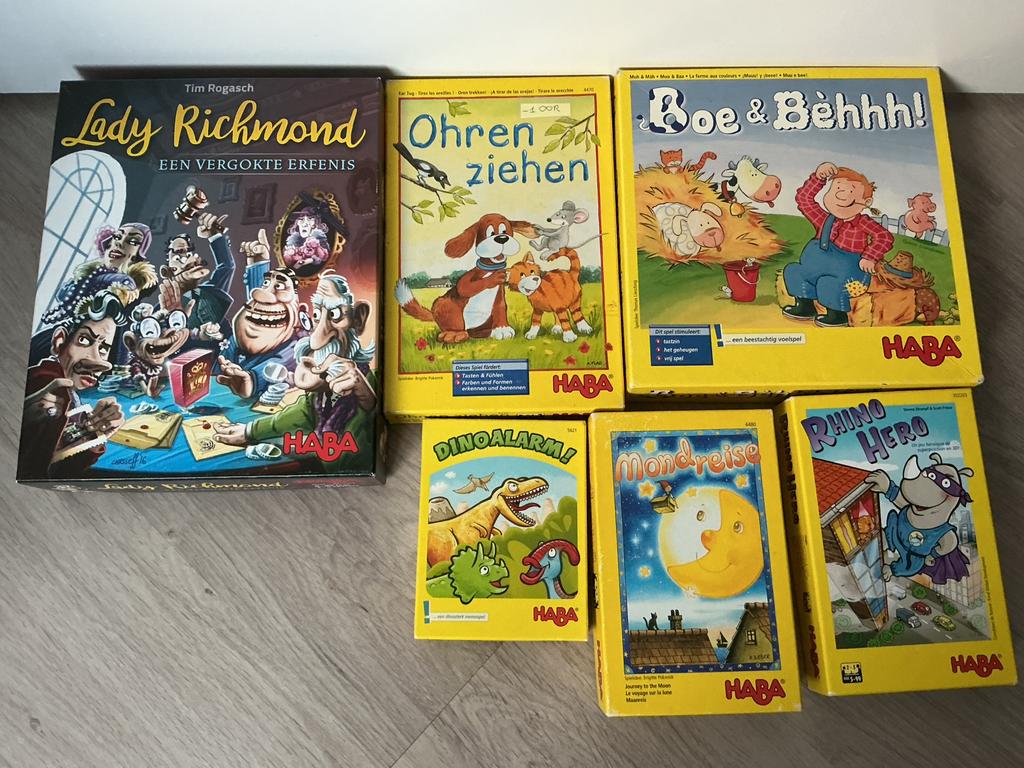 Spellen Haba, Ophalen, Gebruikt